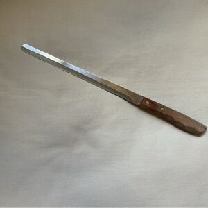 Imperial Diamond Edge Stainless Serrated Knife Wood Handle Vintage